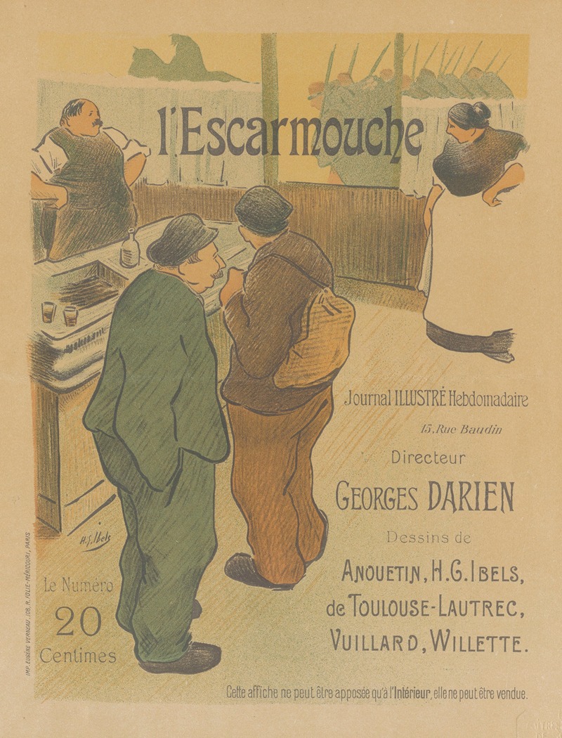 L'Escarmouche, Journal illustré Hebdomadaire — Henri-Gabriel Ibels