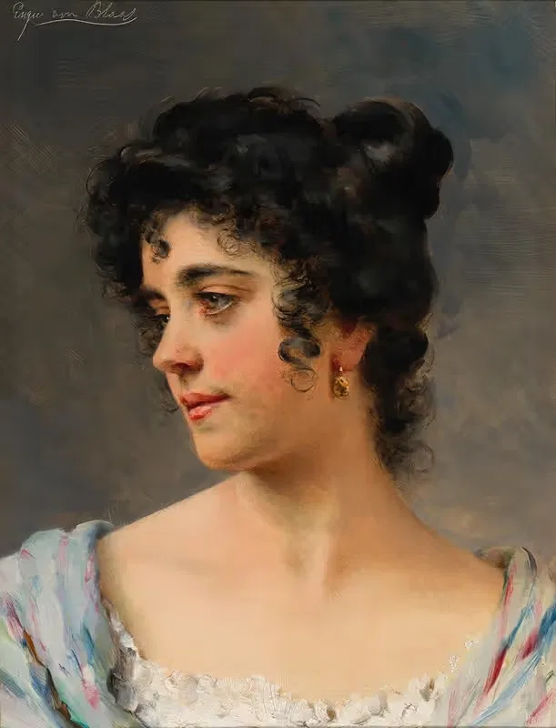 A beautiful Venitian woman — Eugen von Blaas
