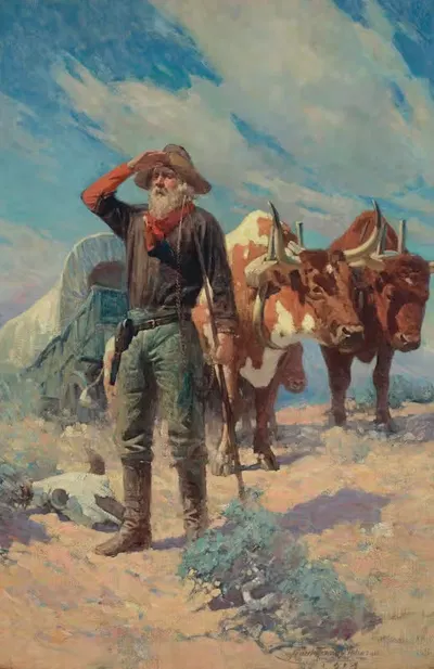 Искатель by Фрэнк Тенни Джонсон, 1914 — digital art print download