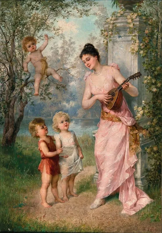 Звуки весны by Франц Лефлер — digital art print download