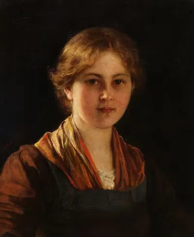 Мидл by Франц фон Дефреггер, 1886 — digital art print download