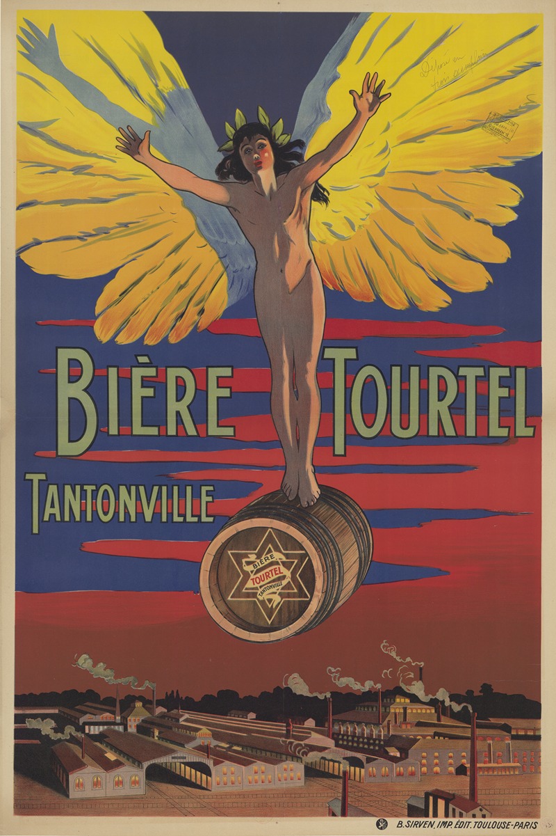 Bière Tourtel. Tantonville — Imp. B. Sirven