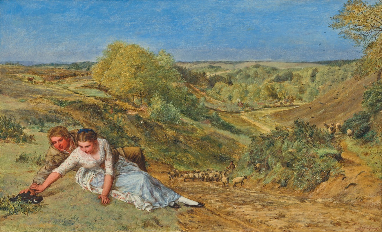 Spring by James Clarke Hook, 1857 — digital art print download