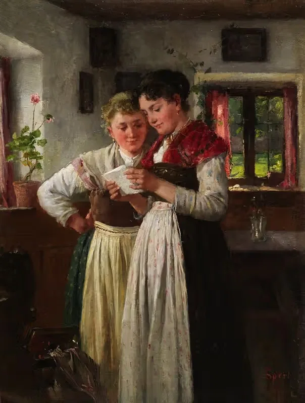 Любовное письмо by Иоганн Шперв — digital art print download