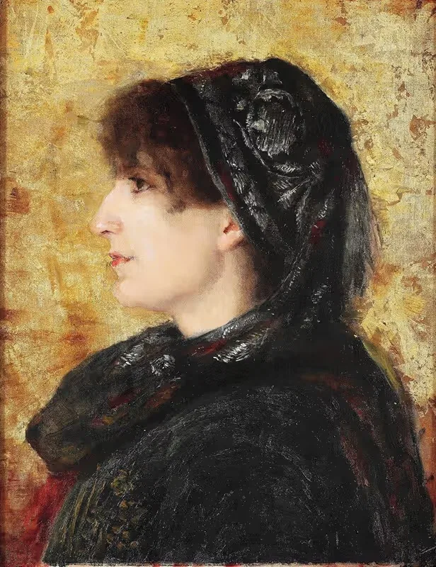 Portrait of Naile Hanım — Osman Hamdi Bey