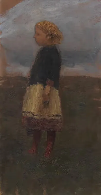 Mädchen im Moor by Otto Modersohn — digital art print download