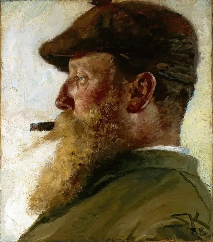 Кристиан Крох by Педер Северин Крёер, 1888 — digital art print download