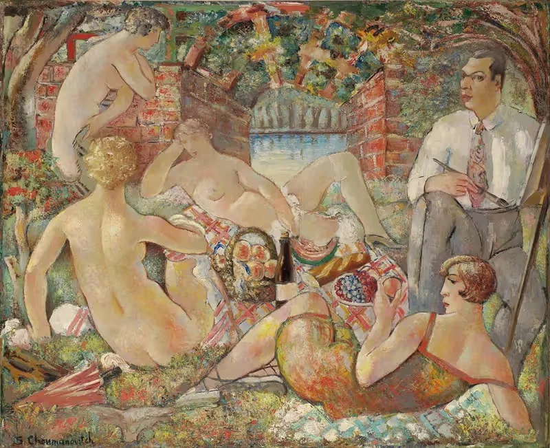 Обед на траве by Сава Шуманович, 1927 — digital art print download