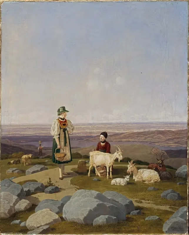На Гейзальме by Вильгельм фон Кобелл, 1828 — digital art print download