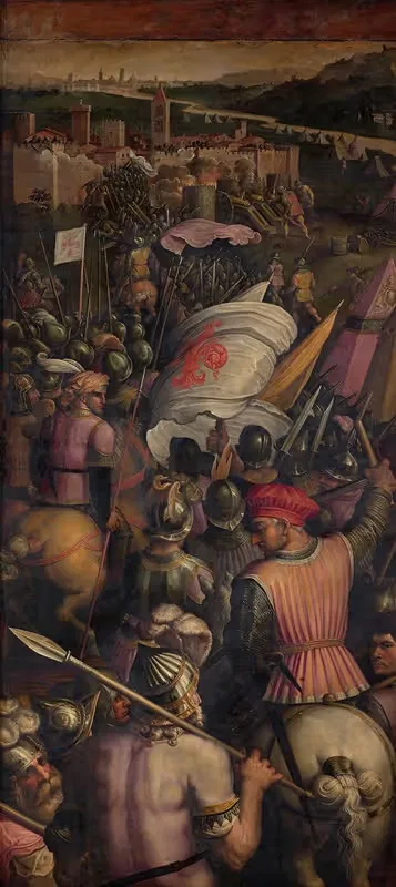 Захват Кассины by Джорджо Вазари, 1563 - 1565 — digital art print download