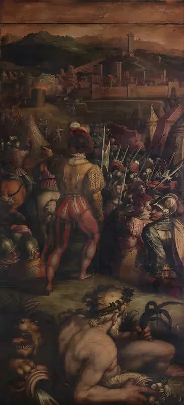 Захват Викоописано by Джорджо Вазари, 1563 - 1565 — digital art print download