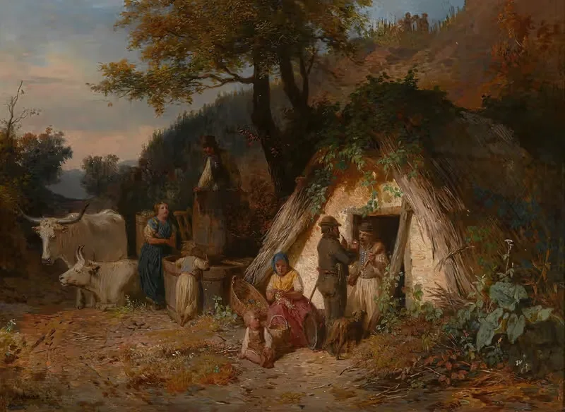 Szüret by József Molnár — digital art print download