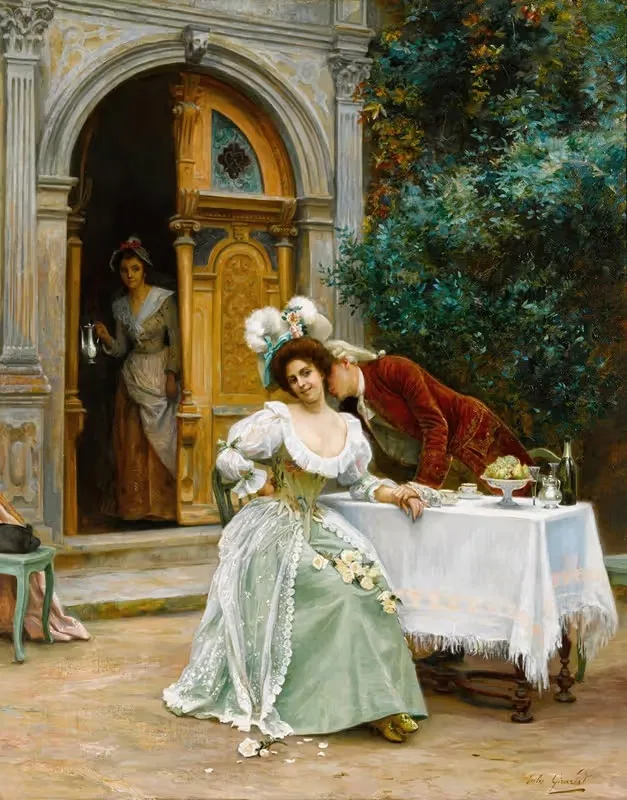 Садовая флиртовка by Жюль Жирарде — digital art print download