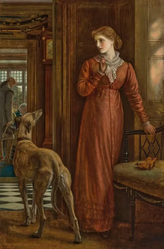 Неопределенность by Артур Хьюз, 1878 — digital art print download