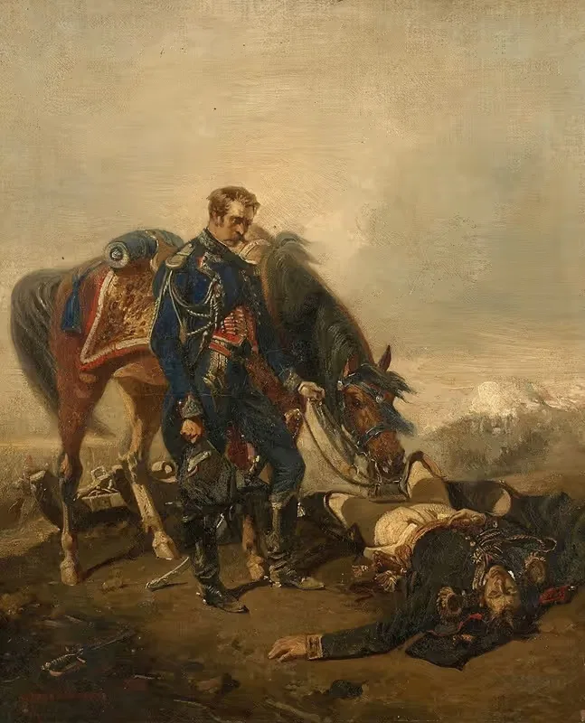 L'officier à terre by Charles-Edouard Armand-Dumaresq — digital art print download