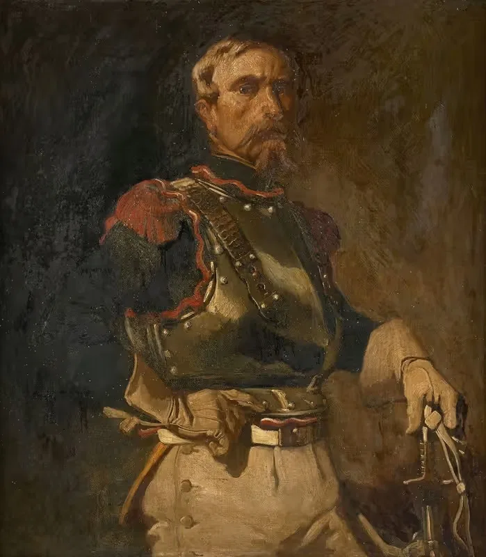 Портрет офицера в кирасе by Шарль-Эдуар Арман-Дюмарек — digital art print download