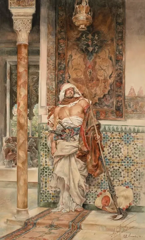 The Palace Guard by Antonio Fabrés, 1880 — digital art print download