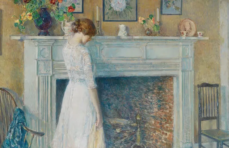 В старом доме by Чайлд Хассам, 1914 — digital art print download
