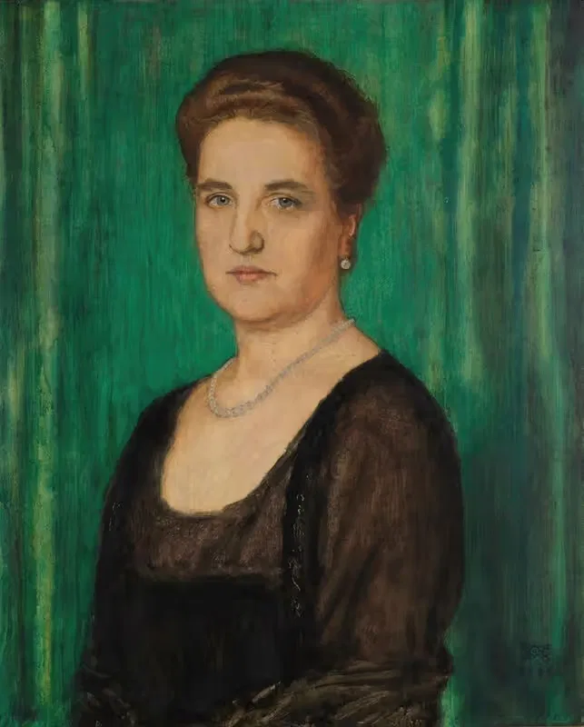 Портрет дамы (Марфа Бутцер) by Франц фон Стук, 1923 — digital art print download