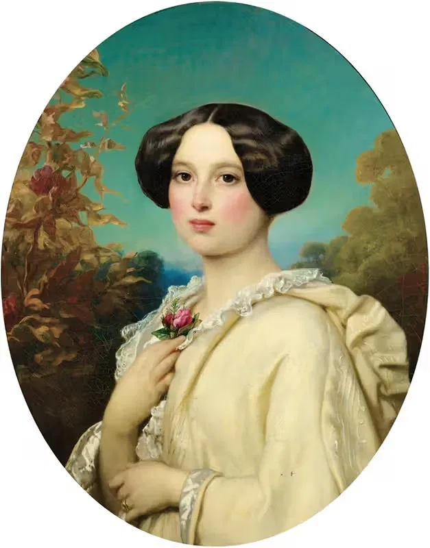 Portrait de jeune fille — Jozef Van Lerius