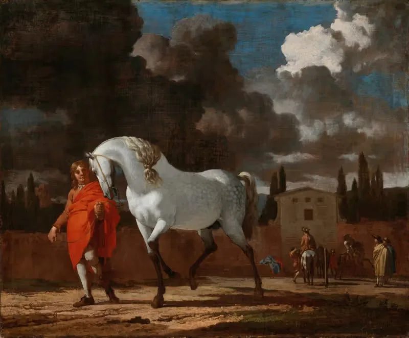 The Riding School by Karel Dujardin, 1678 — digital art print download