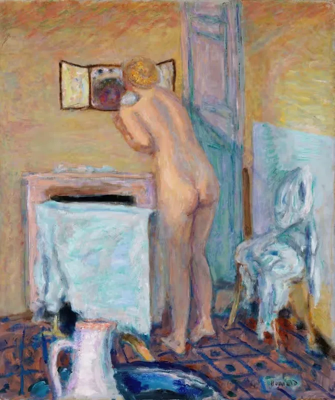 Ню перед зеркалом by Пьер Боннар, 1915 — digital art print download