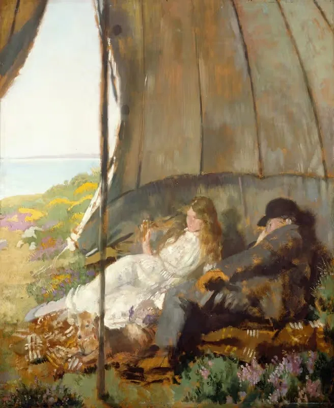 Смотрящий на море by Уильям Орпен, 1912 — digital art print download