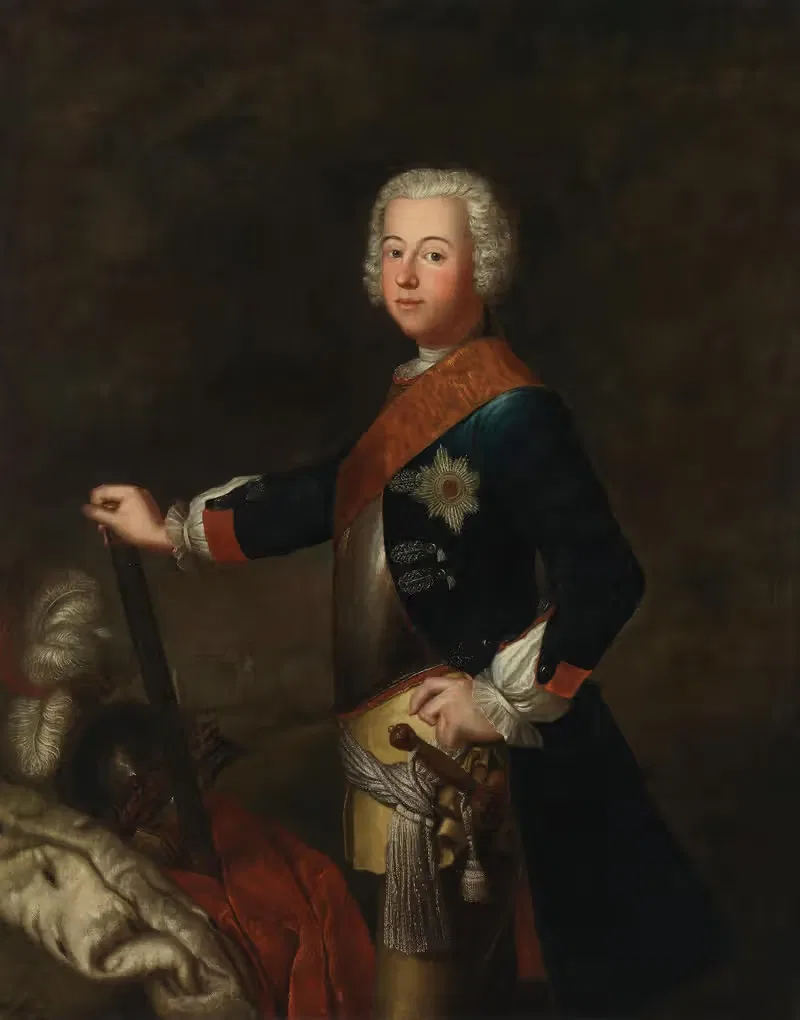 Porträt Friedrichs II. der Große — Antoine Pesne