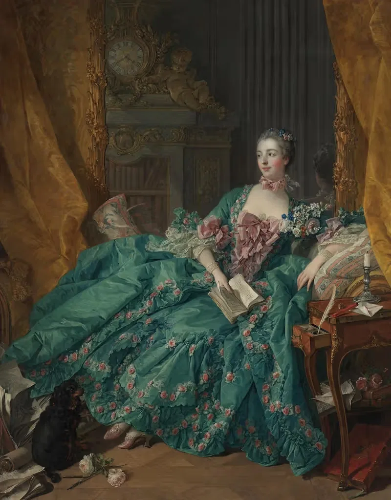 Мадам де Помпадур by Франсуа Буше, 1756 — digital art print download