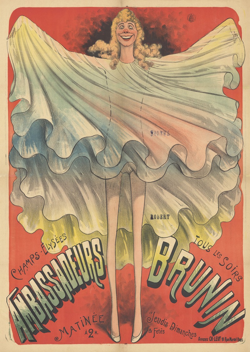 Ambassadeurs. Brunin by Imp. Charles Lévy, 1888-1894 — digital art print download