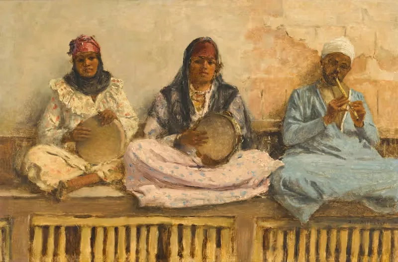 The Musicians by Alphons Leopold Mielich — digital art print download