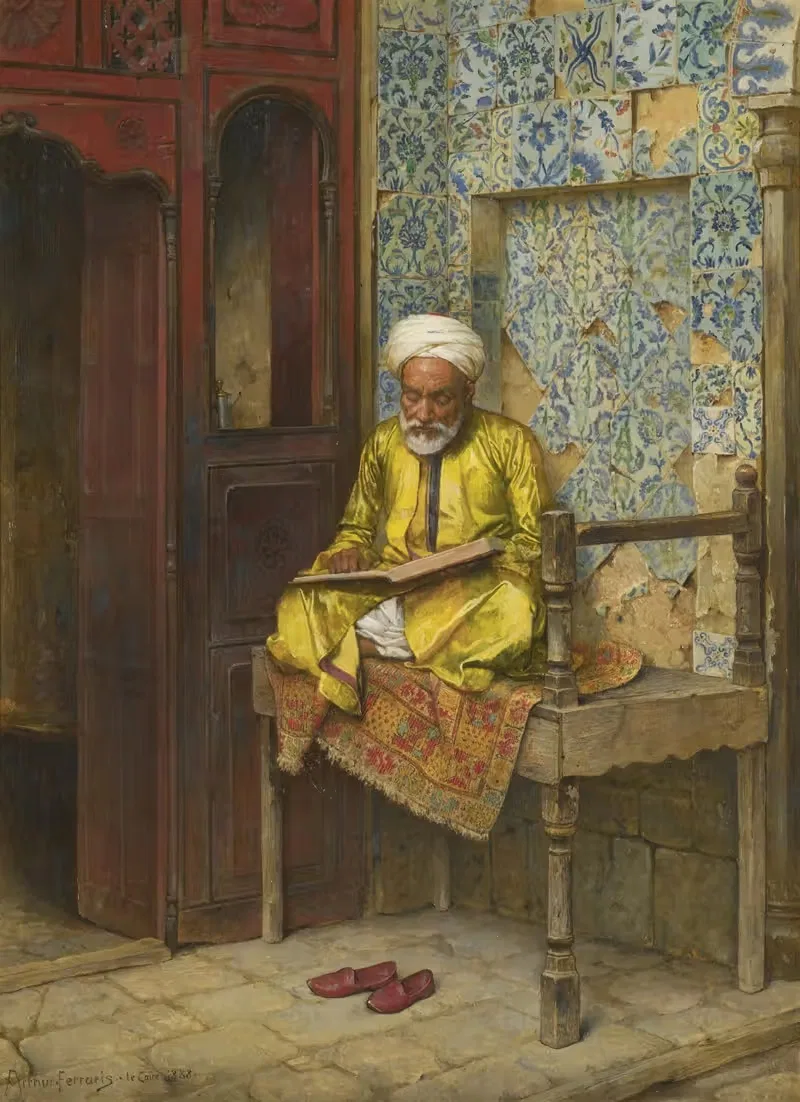 Ученый человек из Каира by Артур фон Феррарис, 1888 — digital art print download