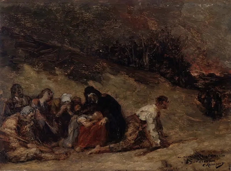 Episode uit de Boerenkrijg — Constantin Meunier
