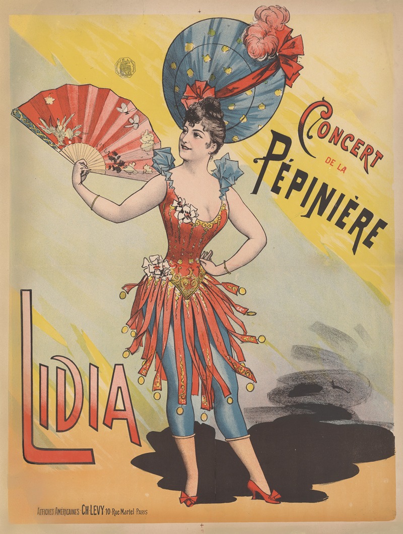 Concert de la Pépinière. Lidia — Imp. Charles Lévy