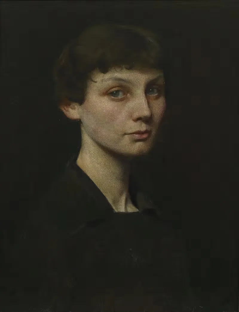 Portrait of Mrs. Brush — George de Forest Brush