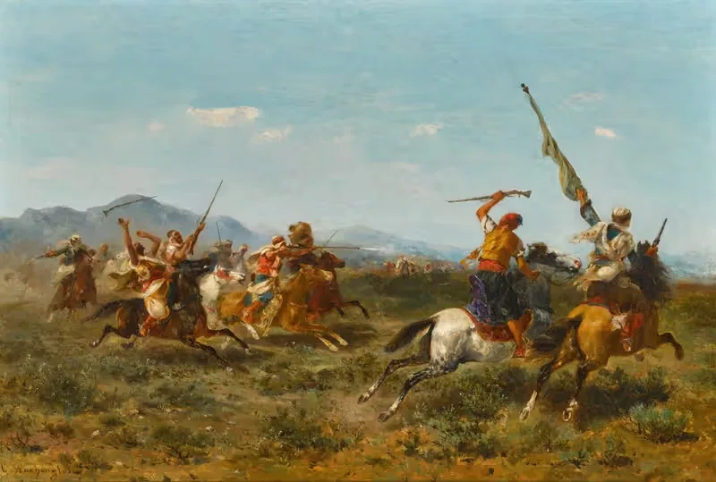 The Skirmish by Georges Washington — digital art print download