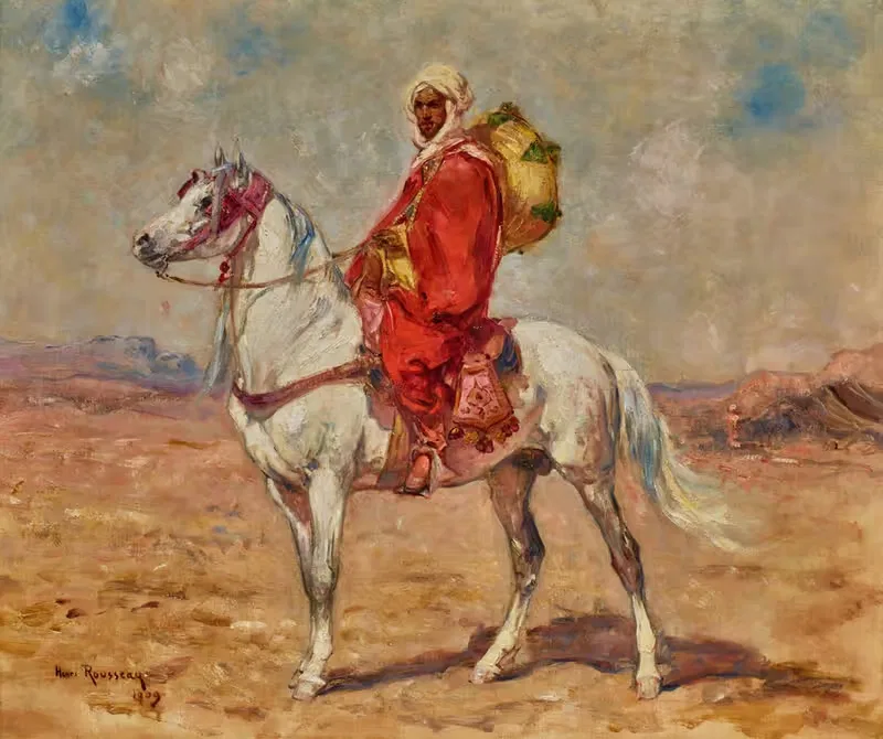 Всадник и его скакун by Анри Руссо, 1909 — digital art print download