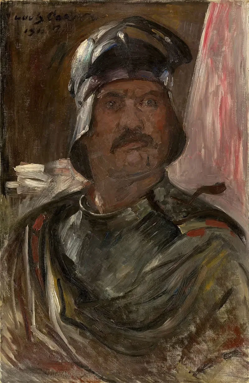 Автопортрет в доспехах by Ловис Коринт, 1911 — digital art print download