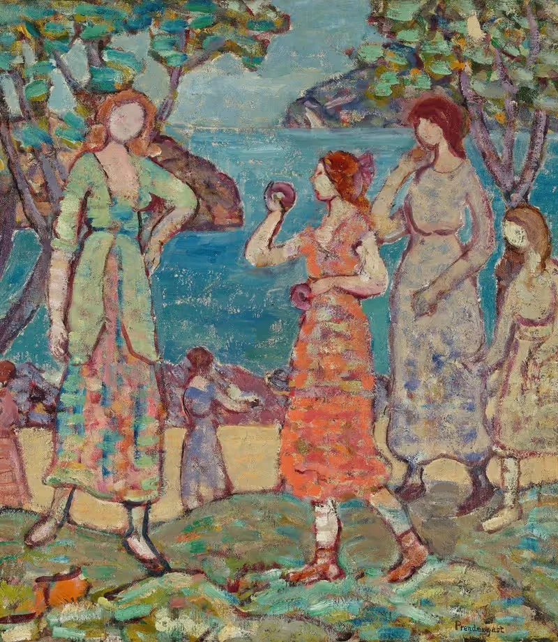 Girls at the Inlet — Maurice Prendergast