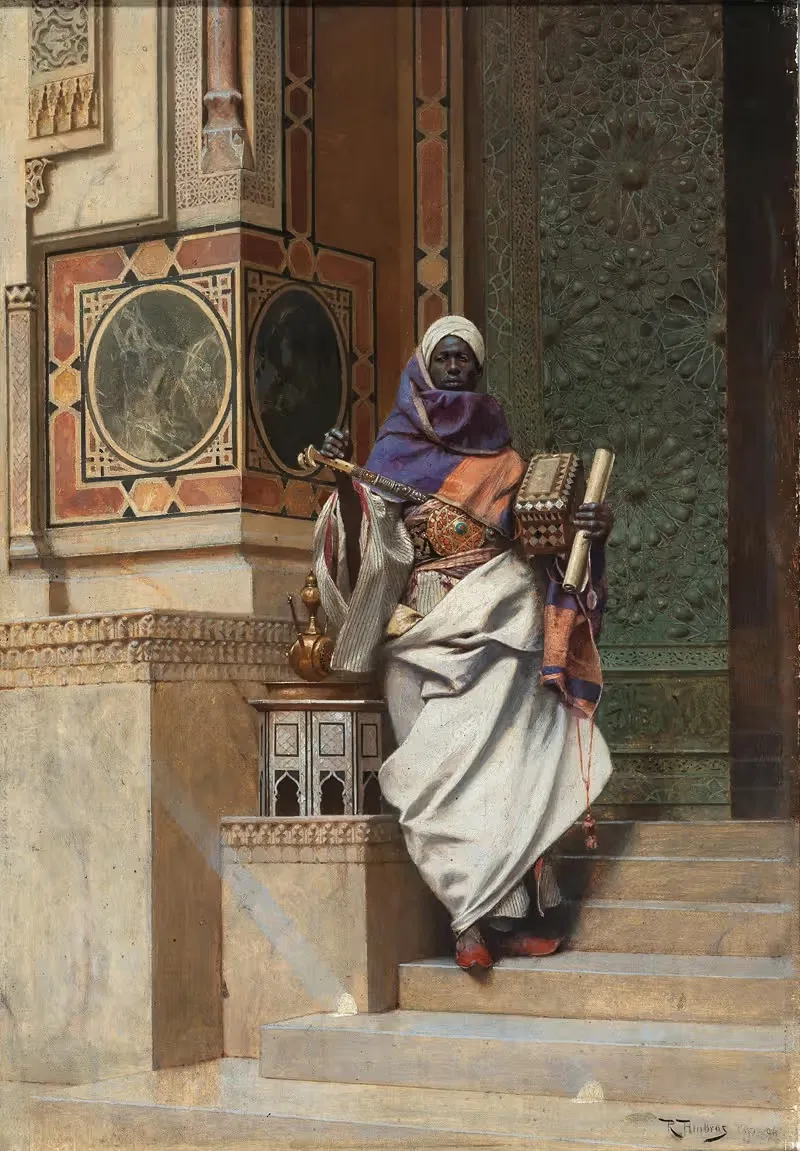 The Guardian by Raphael von Ambros, 1894 — digital art print download