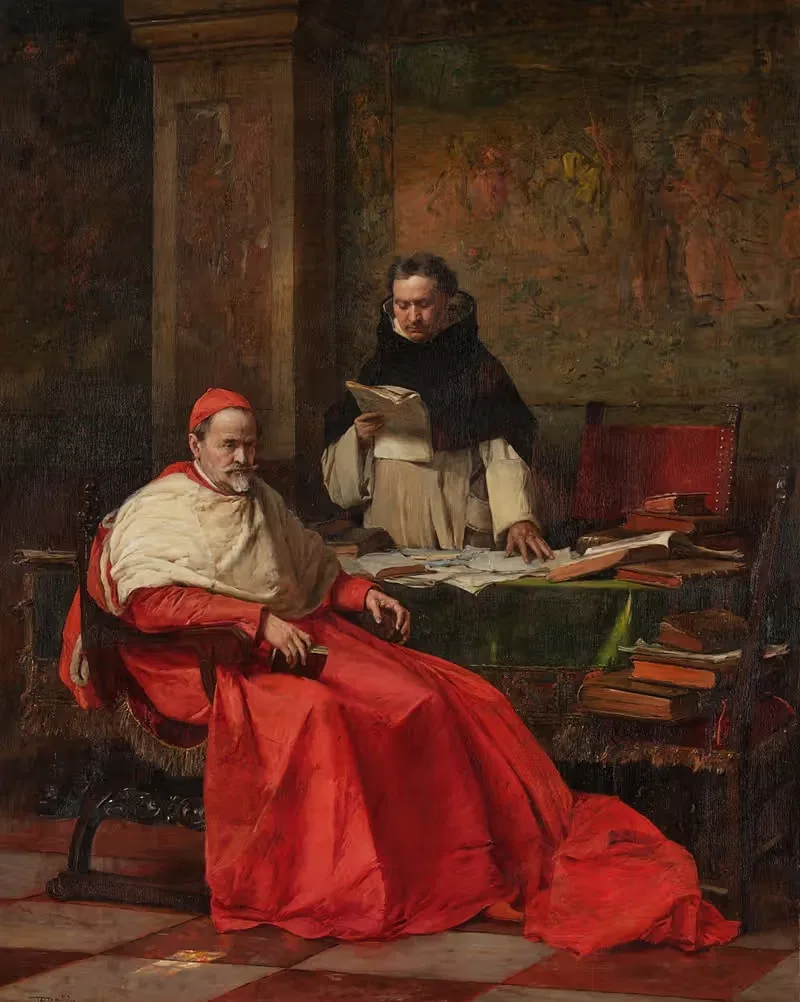 The Order of the Cardinal — Václav Brožík