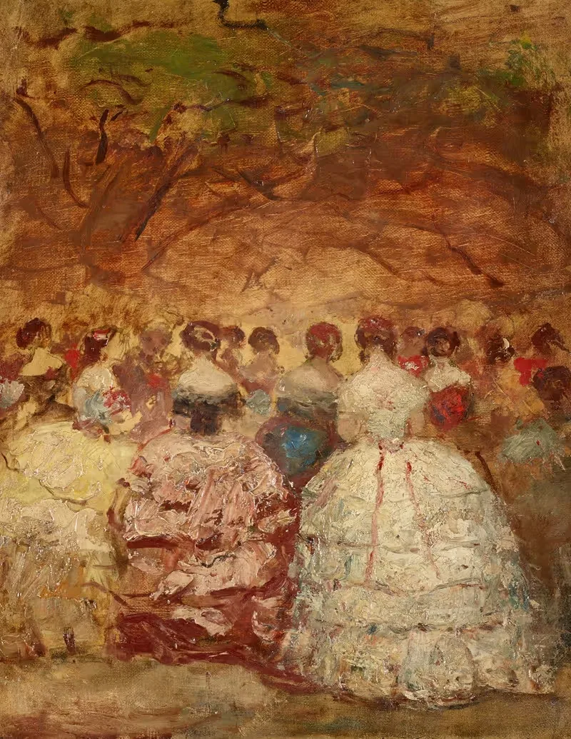 A Fete at the Tuileries — Adolphe Monticelli