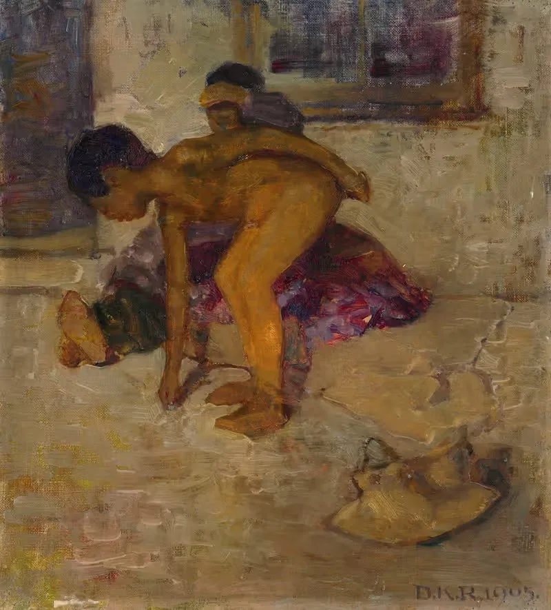 Фиолетовый и бронзовый by Дороти Ричмонд, 1905 — digital art print download