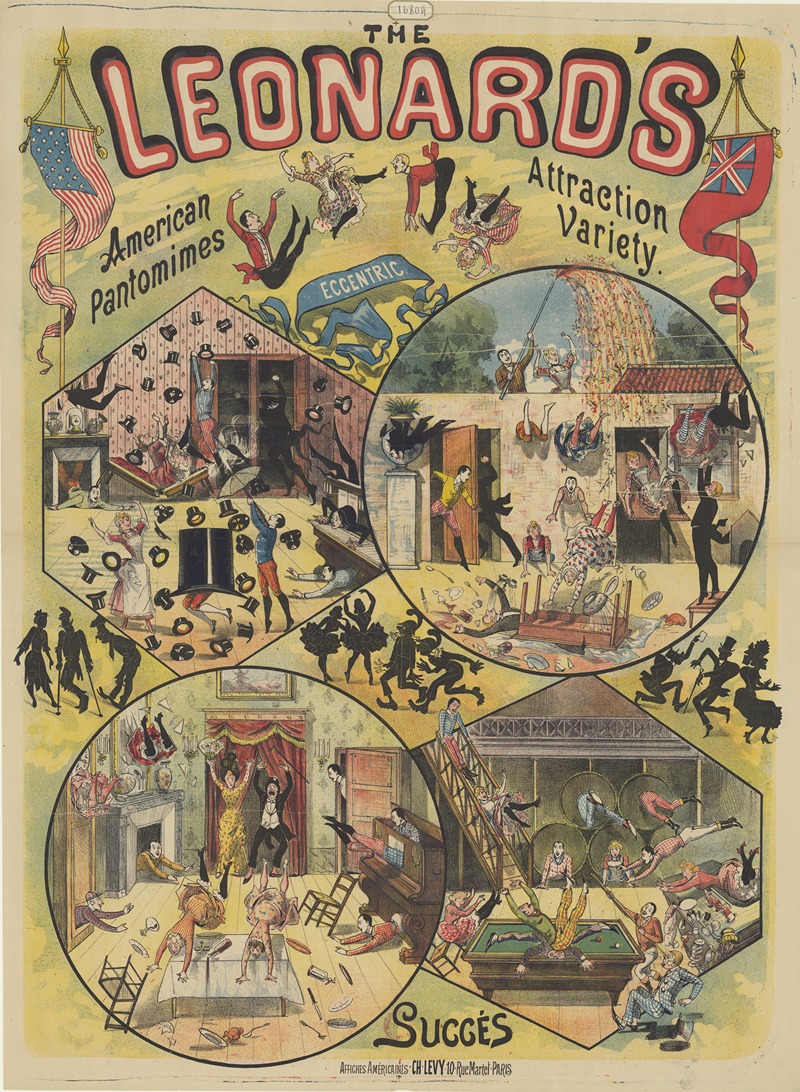 The Leonards. American Pantomines, Attraction Variety — Imp. Charles Lévy