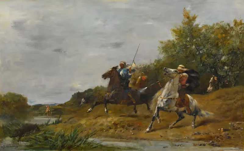 The Boar Hunt — Eugène Fromentin
