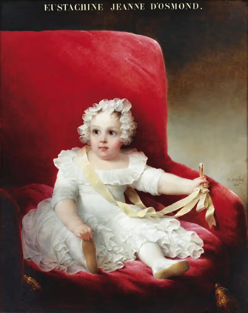 Портрет Эюсташины-Жанны д'Осмон by Жан-Батист Изабей, 1828 — digital art print download