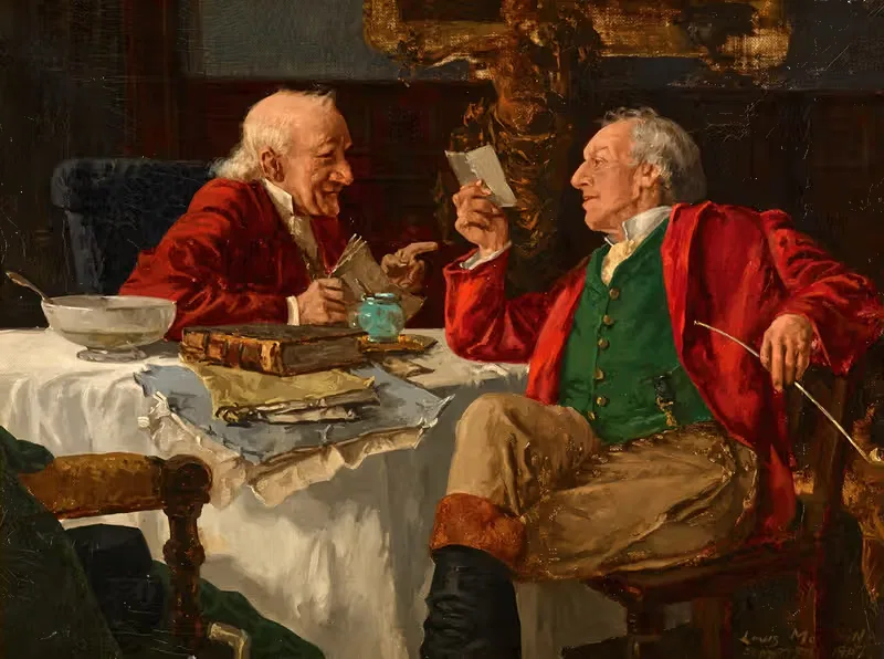 Разговор by Луи Шарль Мёллер — digital art print download