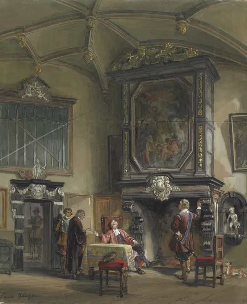 Treasury Hall, Ghent, London — Louis Haghe