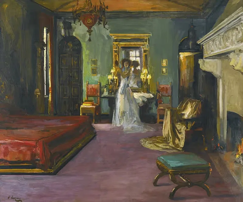 Спальня миссис Розен by Сэр Джон Лавери, 1926 — digital art print download