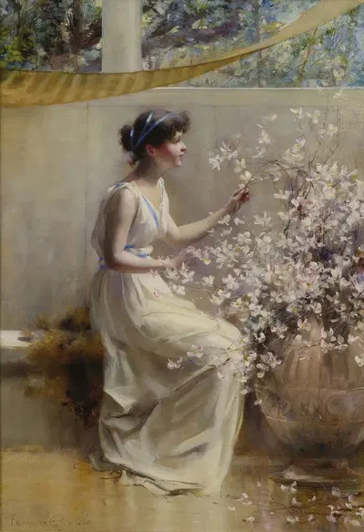 Classical Maiden by Francis Coates Jones — digital art print download